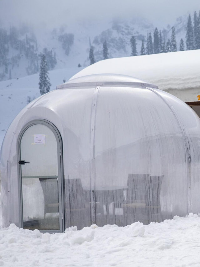 Stunning pictures of India’s first glass igloo restaurant